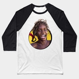 Aboriginal girl Baseball T-Shirt